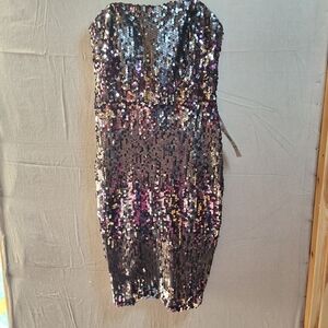 NWT JUMP JUNIORS  Sequin Strapless Dress